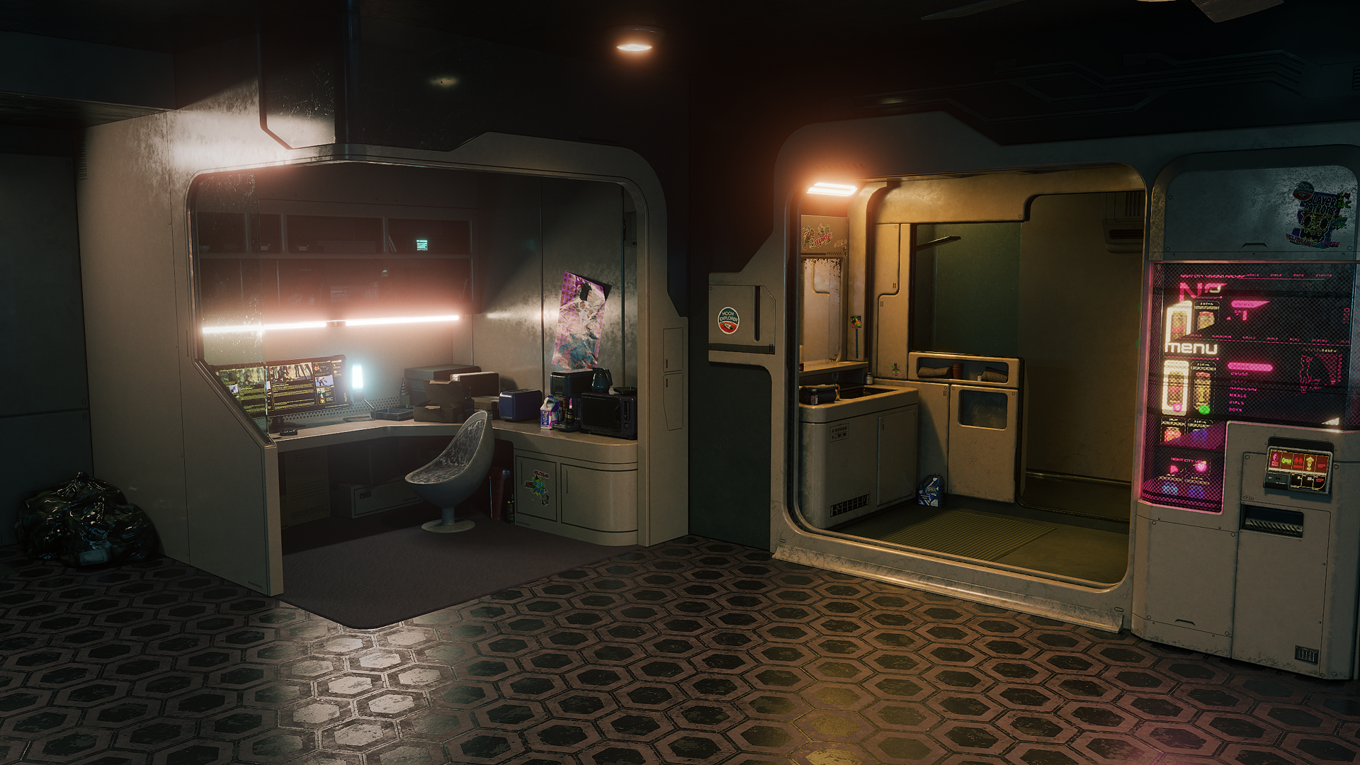 Appartement de V - Reconstruction Blender Cycles